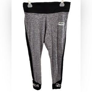PINK Victoria's Secret Gray and Black Leggings
